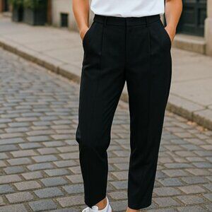 Calvin Klein Women's 14 (37x32) Classic Fit Stretch Dress Pants Mid Rise Black